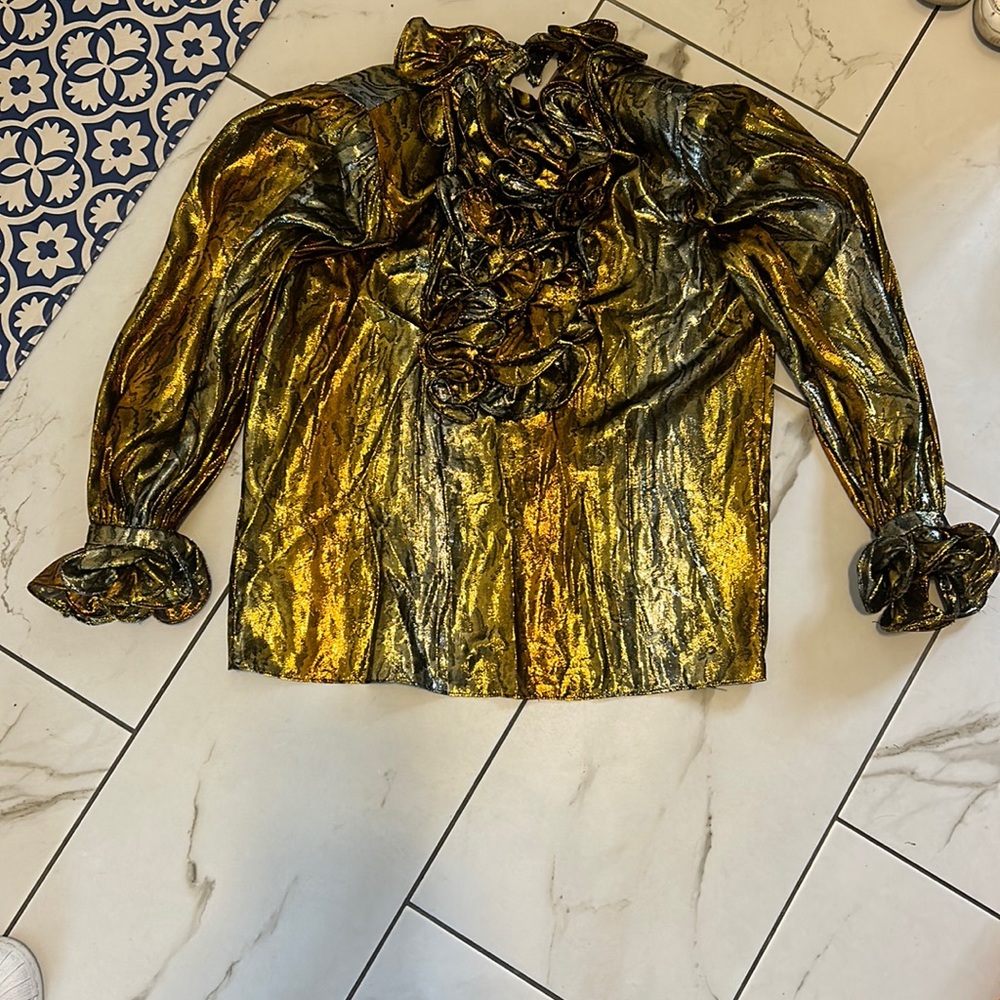 SUPER VINTAGE SAKE FIFTH AVE BLOUSE